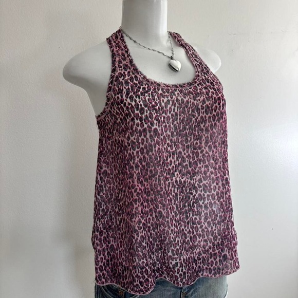 rare y2k pretty little liars aeropostale leopard cami size XS - Picture 4 of 5